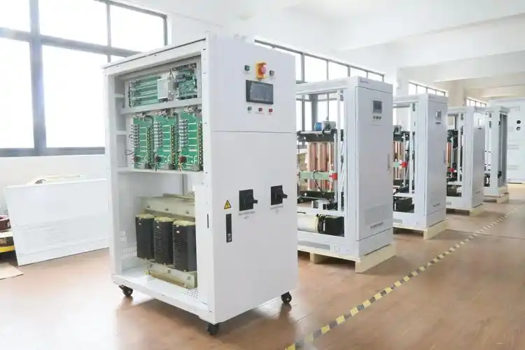Power electronics module with THT assembly